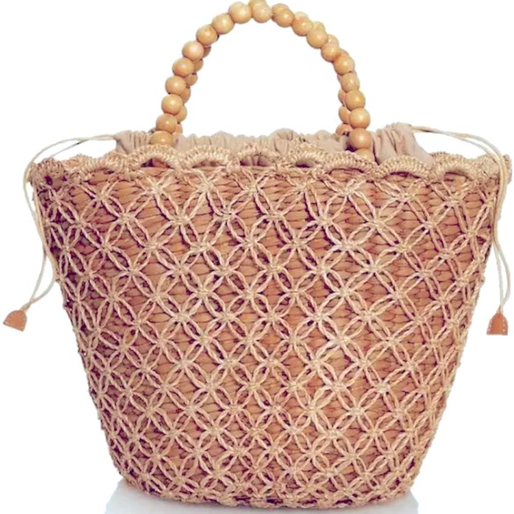 Kayu poppy seagrass tote bag